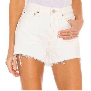 Agolde Parker Shorts Jeans White Size 27 Distressed